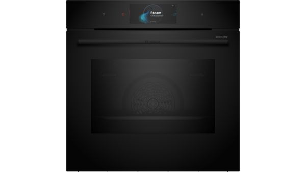 Series 8 Built-in oven with steam function 60 x 60 cm Black HSG958DB1 HSG958DB1-1