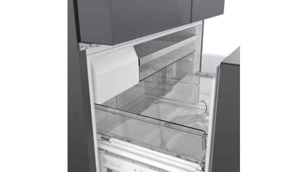 Série 800 Réfrigérateur à portes françaises congélateur en bas 36'' Acier inoxydable noir B36CT80SNB B36CT80SNB-16