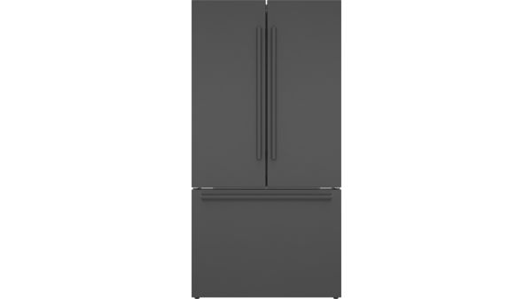 800 Series French Door Bottom Mount Refrigerator 36'' Black stainless steel B36CT80SNB B36CT80SNB-1