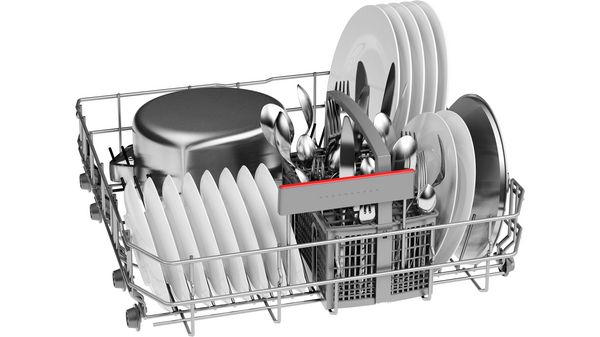 Serie 4 Félig beépíthető mosogatógép 60 cm Szálcsiszolt acél SMI4HTS00E SMI4HTS00E-4