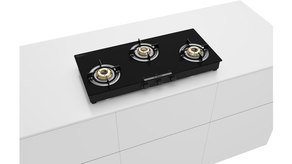 Series 4 Tabletop gas hob 80 cm Black PNW1E6V10I PNW1E6V10I-4