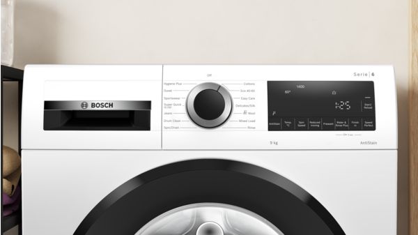 Series 6 Washing machine, front loader 9 kg 1400 rpm WGG24409GB WGG24409GB-3