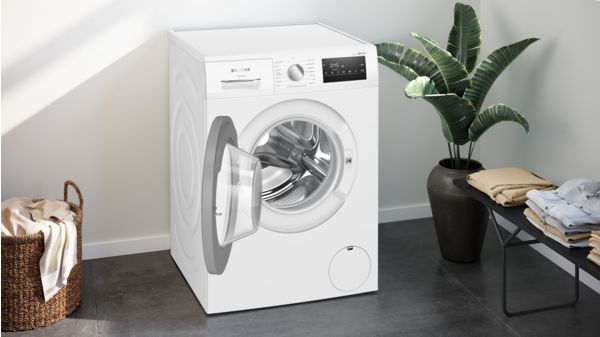 iQ300 Tvättmaskin, frontmatad 7 kg 1200 v/min, Vit WM12N2O5DN WM12N2O5DN-3