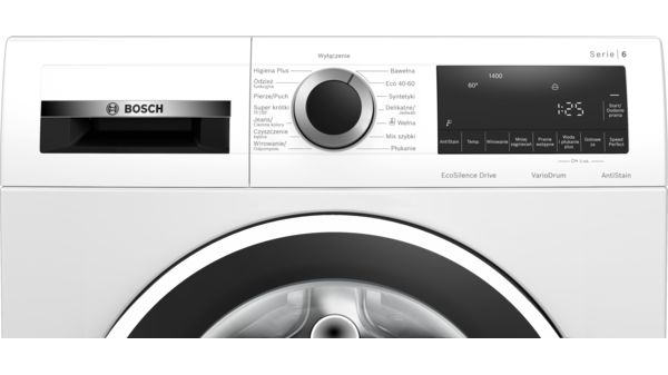 Series 6 washing machine, frontloader fullsize 10 kg 1400 rpm WGG2540KPL WGG2540KPL-3