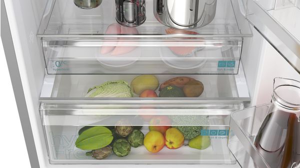 iQ300 Køle-/fryseskab 203 x 70 cm Fingeraftryk afvisende børstet stål , Total noFrost KG49N2IDF KG49N2IDF-5