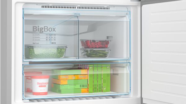 Series 4 Free-standing fridge-freezer with freezer at bottom 186 x 86 cm Brushed steel anti-fingerprint KGN86VIEA KGN86VIEA-6