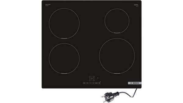 Serie 4 Inductiekookplaat 60 cm Zwart, opbouwmontage zonder rand PUE611BB5D PUE611BB5D-6