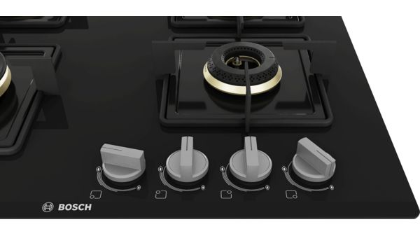 Series 4 Gas hob 60 cm Tempered glass, Black PNH6B6F10I PNH6B6F10I-3