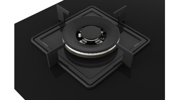 Series 4 Gas hob 75 cm Tempered glass, Black PND7B6B10I PND7B6B10I-2