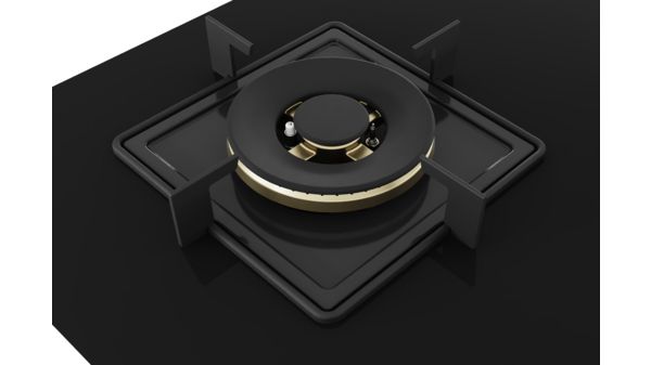 Series 4 Gas hob 75 cm Tempered glass, Black PND7B6F10I PND7B6F10I-2