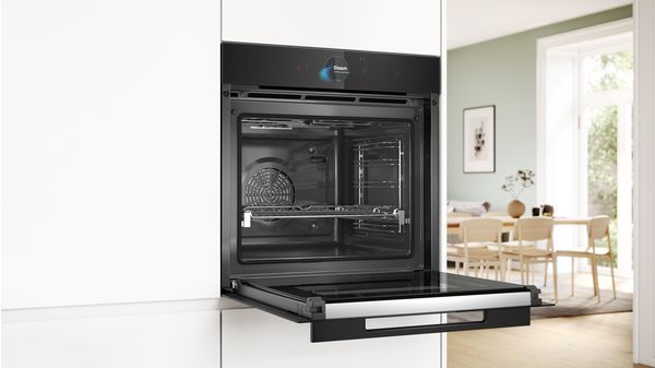 Series 8 Built-in oven with added steam function 60 x 60 cm Black HRG978NB1A HRG978NB1A-4