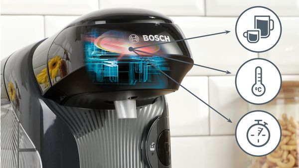 Bosch Cafetera Cápsulas Tassimo Style tas1102 Plateado