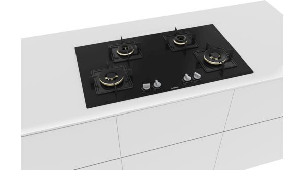 Series 4 Gas hob 90 cm Tempered glass, Black PNF9B6F10I PNF9B6F10I-4