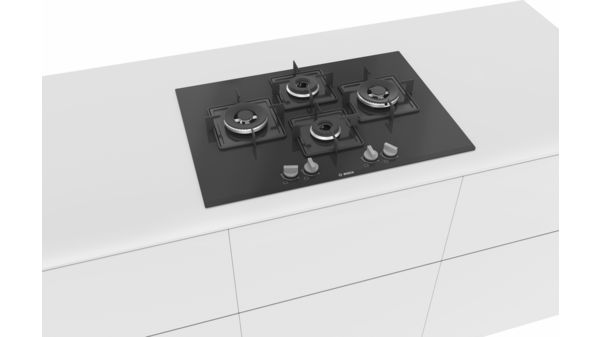 Series 6 Gas hob 75 cm Tempered glass, Black PNI7B6B10I PNI7B6B10I-5