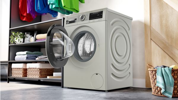 Series 6 washing machine, front loader 10 kg , Silver inox WGA254AVIN WGA254AVIN-6