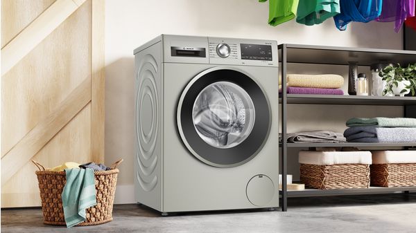 Series 6 Washing machine, front loader 9 kg 1400 rpm, Silver inox WGG2440XGB WGG2440XGB-6