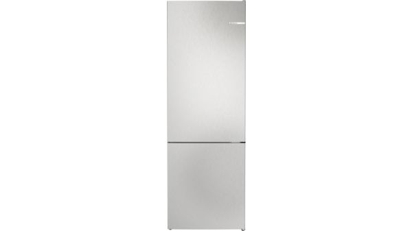 Series 4 Free-standing fridge-freezer with freezer at bottom 203 x 70 cm Stainless steel look KGN492LDFG KGN492LDFG-1
