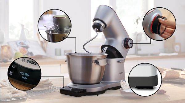 Serie 8 Robot de cocina con báscula OptiMUM 1600 W Acero, Negro MUM9YX5S12 MUM9YX5S12-4