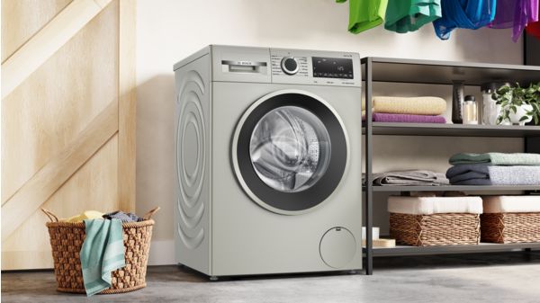 Series 8 washing machine, front loader 9 kg , Silver inox WGA1440XIN WGA1440XIN-5