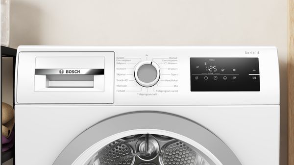 Serie 4 Värmepumpstumlare 8 kg WTH85VS6SN WTH85VS6SN-3