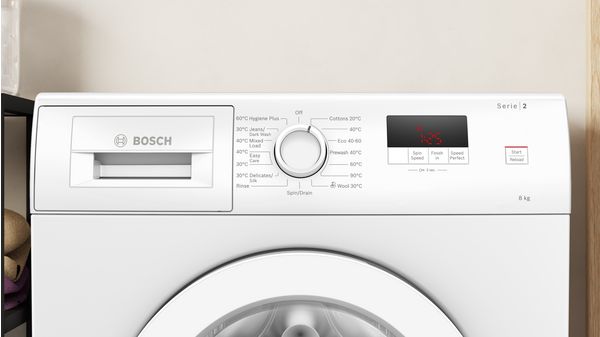 Series 2 Washing machine, front loader 8 kg 1400 rpm WAJ28002GB WAJ28002GB-2