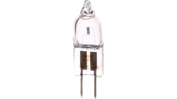 Halogen lamp 10W, 12V, Pin-/Plugsocket G4, 400°C oven temperature resistant Energy efficiency class C, Energy consumption 10 kWh/1000h, 140 lm 00157311 00157311-5