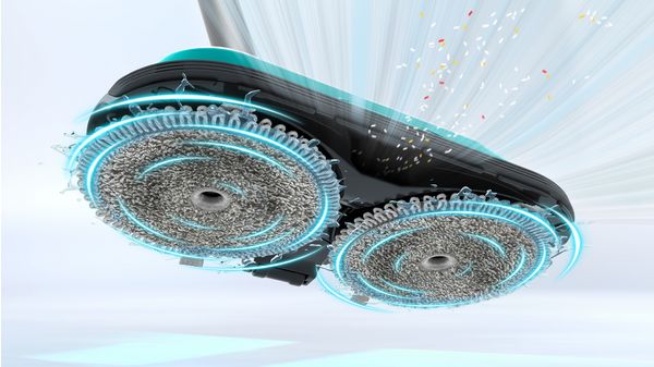 Sladdlös 2 i 1 Dammsugare och Mopp Unlimited 7 ProHygienic Aqua Vit BCS71HYG2 BCS71HYG2-3