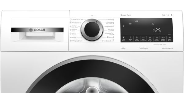 Series 6 washing machine, front loader 8 kg 1400 rpm WGA13400IN WGA13400IN-3
