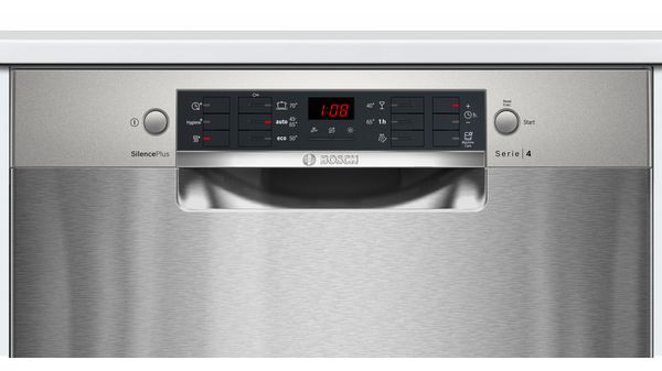 Serie 4 Underbyggd diskmaskin 60 cm Borstat stål med anti-fingerprint SMU46KI10S SMU46KI10S-3