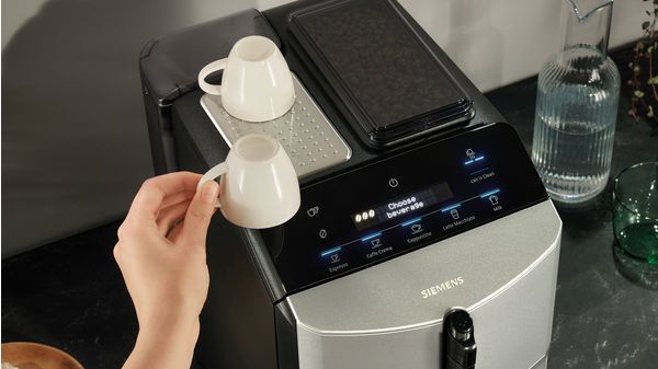 Fuldautomatisk kaffemaskine EQ300 Rustfrit stål, Inox sølv metallic, Vandbeholder TF305E07 TF305E07-13