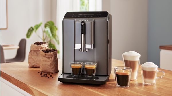 Serie 2 Cafetera superautomática VeroCafe Diamond titanium metallic, Contenedor de agua TIE20504 TIE20504-6