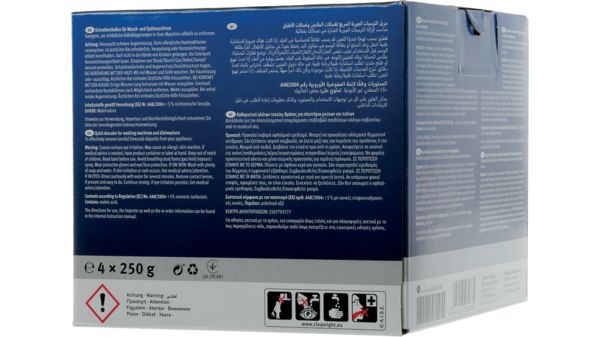 Çamaşır ve Bulaşık Makineleri için Kireç Çözücü (4'lü Ekonomik Paket) 00312352 00312352-2