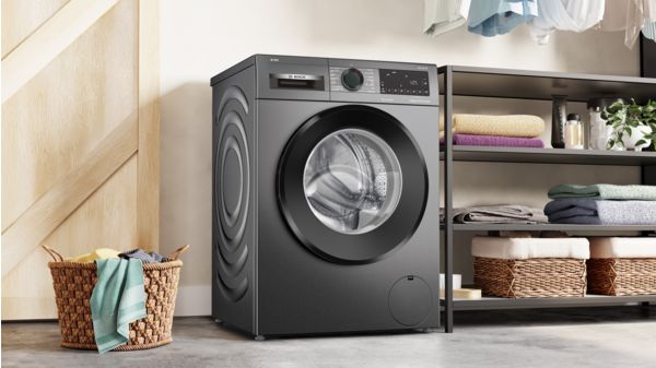 B-vara -Serie 6 Tvättmaskin, frontmatad 9 kg max. 1400 varv/min, Antracitgrå WGG244RFSNB WGG244RFSNB-6