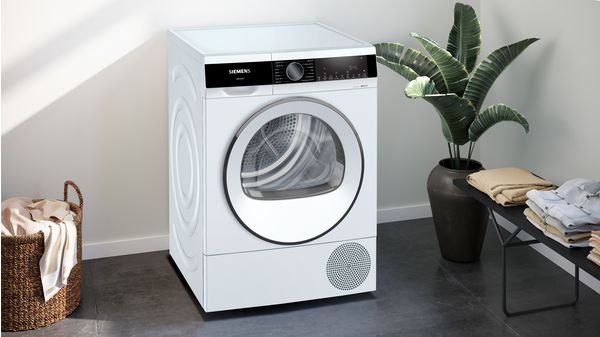 iQ500 Kondenstørretumbler med varmepumpe 9 kg Hvid WQ45G2AIDN WQ45G2AIDN-5