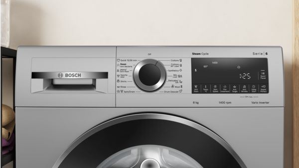 Series 6 washing machine, front loader 8 kg 1400 rpm WGA2341SIN WGA2341SIN-2