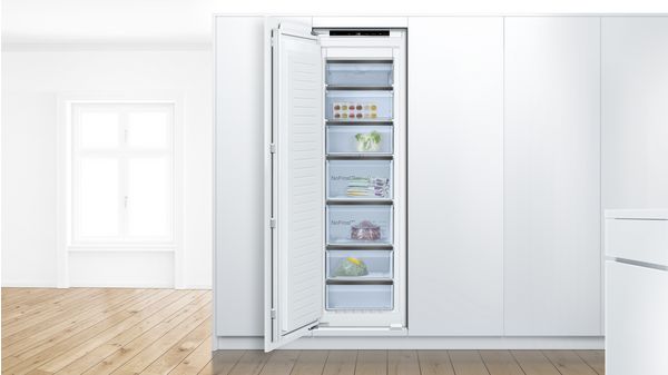 Series 8 built-in freezer 177.2 x 55.8 cm soft close flat hinge GIN81HD31I GIN81HD31I-2