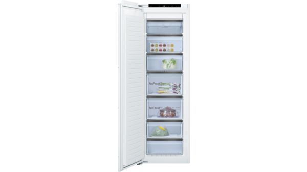 Series 8 built-in freezer 177.2 x 55.8 cm soft close flat hinge GIN81HD31I GIN81HD31I-1