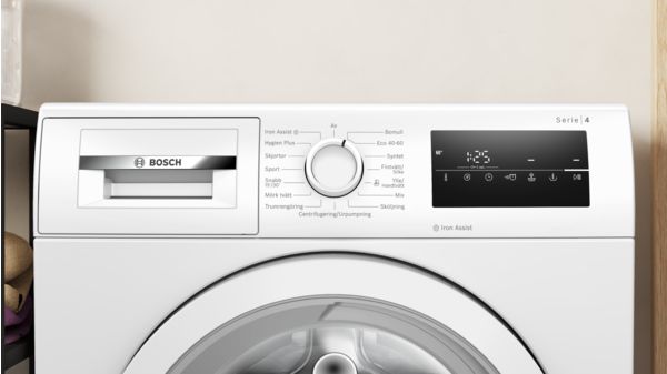 B-vara -Serie 4 Tvättmaskin, frontmatad 8 kg max. 1200 varv/min WAN2421CSNB WAN2421CSNB-3