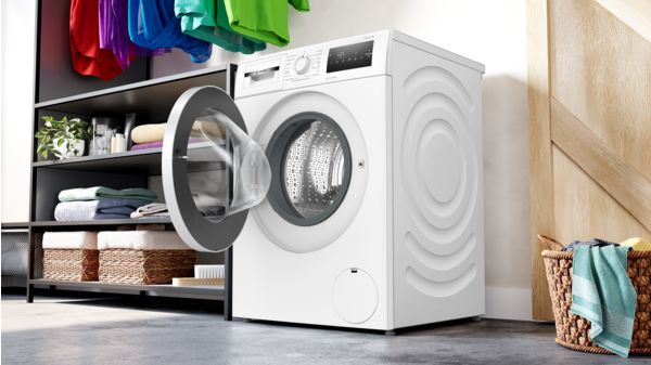 B-vara -Serie 4 Tvättmaskin, frontmatad 8 kg max. 1200 varv/min WAN2421CSNB WAN2421CSNB-4