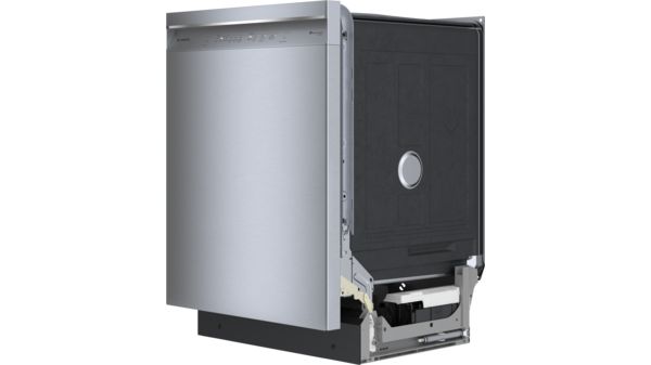 Lave-vaisselle encastrable en acier inoxydable à 3 paniers 46 dBA 24 po  série 300 Bosch avec Home Connect SHE53C85N