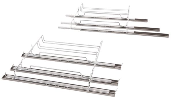 Telescoping extension rails 3-fold 3 level telescopic shelf rails 17003174 17003174-2