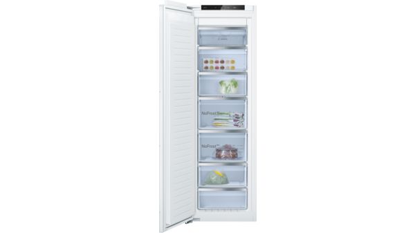 Serie 6 Congelador integrable 177.2 x 55.8 cm Cierre SoftClose con puerta fija GIN81ACE0 GIN81ACE0-1
