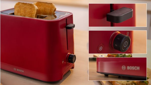 Compact toaster MyMoment Czerwony TAT3M124 TAT3M124-5
