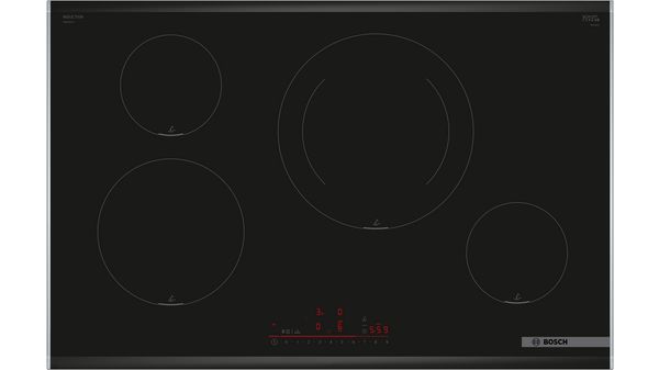 Serie 6 Placa de inducción 80 cm Negro, con perfiles  PIE875HC1E PIE875HC1E-1