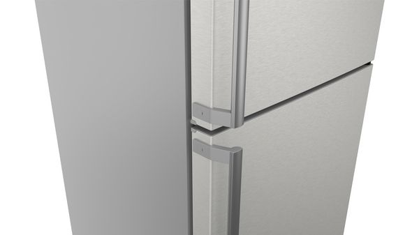 Serie 4 Freistehende Kühl-Gefrier-Kombination mit Gefrierbereich unten 203 x 60 cm Gebürsteter Stahl mit Anti-Fingerprint KGN39VICT KGN39VICT-9