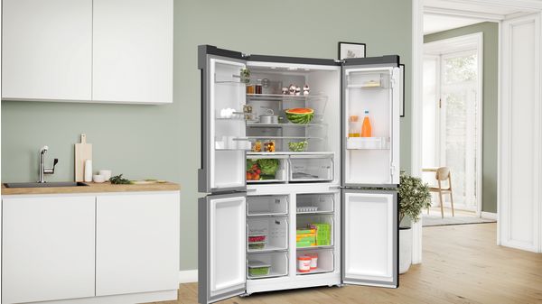Seria 4 Combină frigorifică multi door 183 x 90.5 cm Black stainless steel KFN96AXEA KFN96AXEA-4