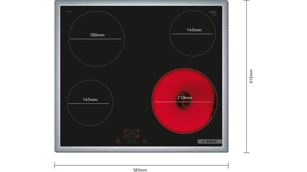 Einbau-Backofen-Set HBA510BA3 + PKE645BA2E Einbau-Backofen, Elektro-Kochfeld HBD230CR63 HBD230CR63-5