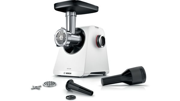Serie 4 Köttkvarn MultiPower 1900 W Vit, vit MFWS420W MFWS420W-1