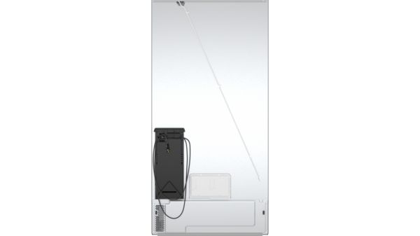 800 Series French Door Bottom Mount Refrigerator, Glass door 36'' White B36CL81ENW B36CL81ENW-16
