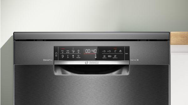 Séria 6 Voľne stojaca umývačka riadu 60 cm čierna inox SMS6ECC00E SMS6ECC00E-3